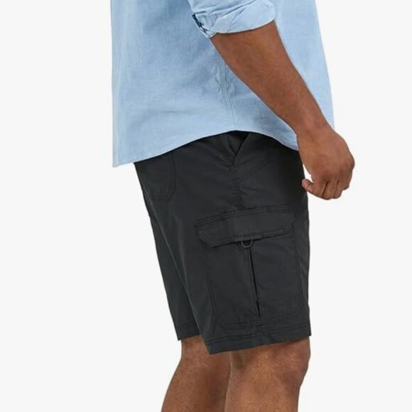NWT Lee Men's Big & Tall Extreme Motion Crossroad Cargo Short, black, 50 - Picture 2 of 7